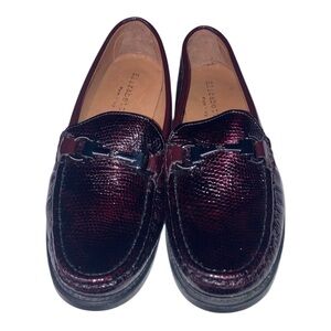 Elizabeth Burgundy Moccasins for Women size 9